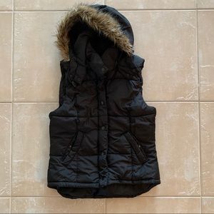 ZARA Hooded Winter Vests Size Medium